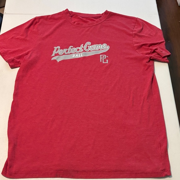 Perfect Game Red,Dark Gray and Blue T-Shirts Size Large. 4 shirts - Picture 8 of 9